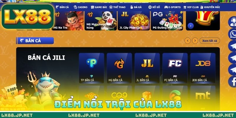 Điểm nổi trội của LX88
