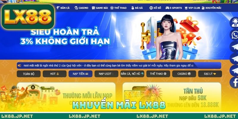 Khuyến mãi LX88